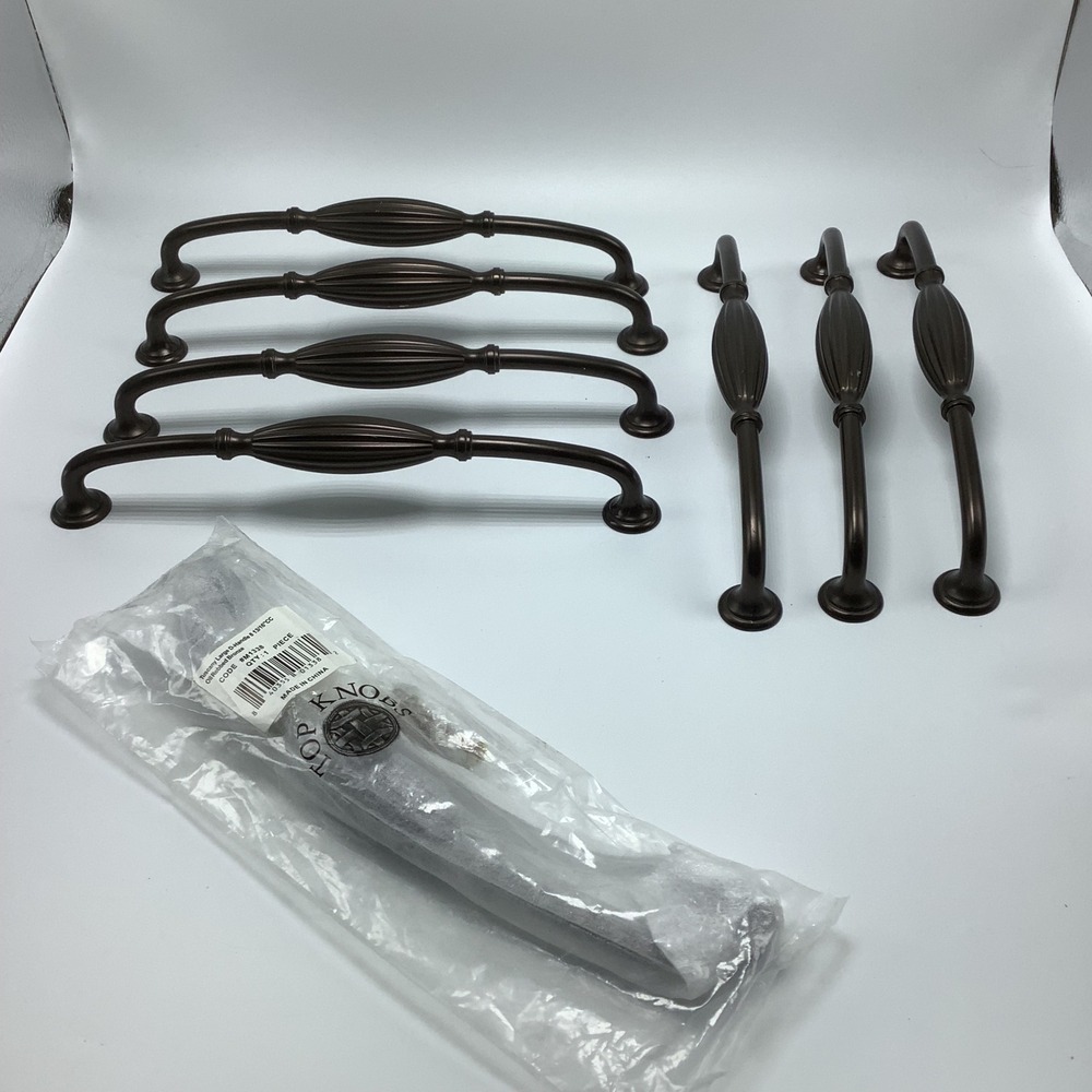 8 Top Knobs Tuscany Collection 8-13/16 Oil Rubbed Bronze‎ Cabinet Drawer Pulls